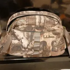 L.L.Bean エルエルビーン　ウエストバッグ　リアルツリー柄