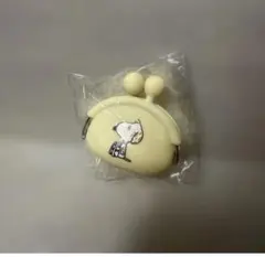 美品　スヌーピー ガチャ　ちょっと大きなシリコンがまぐち　マーブルス