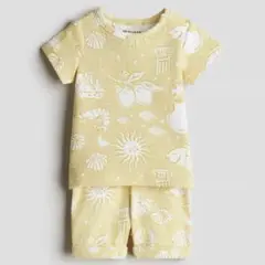 25SS H&M コットンリブ2アイテムセット 75cm