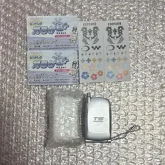 なつかしのガラケーマスコット＋ ホワイト シルバー