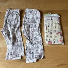 SNOOPY ユニクロレギンス　3点セット 110cm