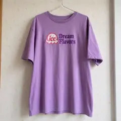 SPINNS Tシャツ 半袖 紫 ゆったり F プリント 刺繍 パープル 夏のサムネイル