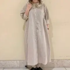 mur−mur/ntr ⿻ リネン バイカラー ブラウス ゆったり ナチュラル 