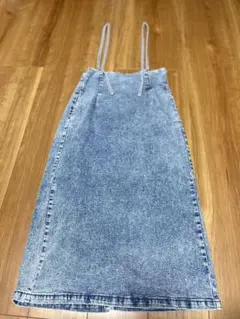 デニムサロペット ライトブルー