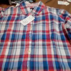 TOMMY HILFIGER 半袖チェックシャツ サイズ4