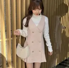 NICE CLAP プリーツミニジャンスカ