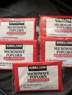 Kirkland Signature 電子レンジ用ポップコーン 5袋のサムネイル