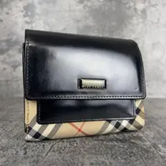Burberrys BLUE LABEL 二つ折り財布 ノバチェックのサムネイル