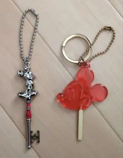 ミッキーマウス キーホルダー セット