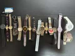腕時計 まとめ売り 15点 CASIO含む ジャンク品 クォーツ アナログ
