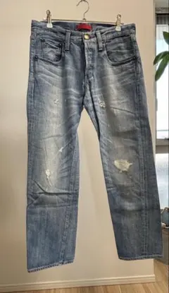 【美品】レッドカード　ダメージデニム