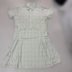 エピキュール ゴルフ 半袖ワンピース XL 44 大きいサイズ 幾何学模様 白のサムネイル