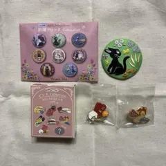 ジブリ　刺繍ブローチコレクション　ピンズコレクション　3点セット
