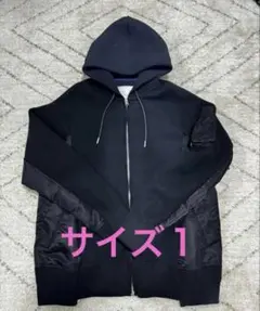 sacai スポンジスウェット× MA-1 フーディ