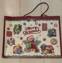 スーパーマリオ クリスマス ショッパー 紙袋