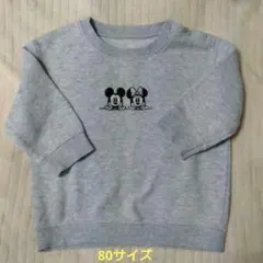 UNIQLO ミッキー・ミニー トレーナー 80 ディズニー