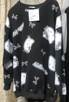 Hello Kitty 薄手トレーナー Lサイズ グレー