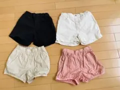 ユニクロ　130 ショートパンツ4点セット