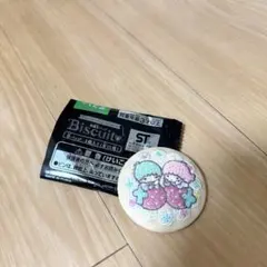 サンリオキャラクターズ 刺繍缶バッジ リトルツインスターズ