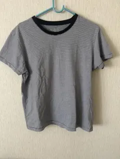 ボーダー クルーネック Tシャツ Lサイズ