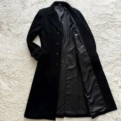 ★着丈124㎝★ TORNADO MART スーパーロング チェスターコート 黒