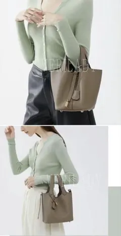 本革 ハンドバッグ 牛革 ゴールド金具