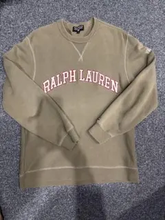 【超人気◎】ラルフローレン　スウェット　刺繍　ワッペン　古着