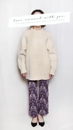 FREAK’S STOREアイボリーニット