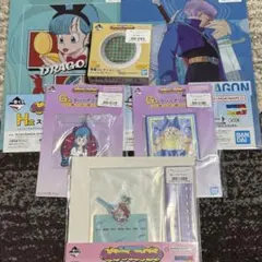 一番くじ　ドラゴンボール　D賞　ブルマの万年カレンダー　クリアファイル　ラバー