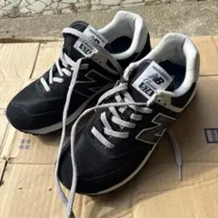 New Balance 574 ブラック スニーカー　メンズのサムネイル