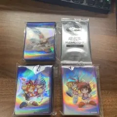 遊戯王 パワプロコラボ スリーブ 3種セット 未使用品 +コラボ記念