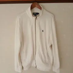 Polo by Ralph Lauren ホワイト ジップアップ LL