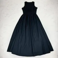 マックスマーラ MAX&Co.プリーツ マキシワンピース46 サテン 極美品