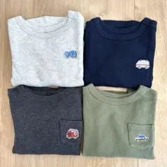 長袖　ロンT カットソー　車　80 90