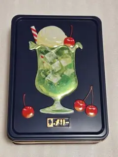 缶のみ　メリー　　はじけるキャンディチョコレート クリームソーダ空き缶のサムネイル
