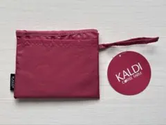 KALDI　エコバッグ　スモーキーピンクのサムネイル