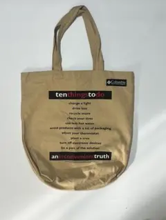 【未使用品】Columbia /キャンバストートバック/小