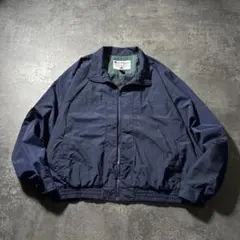 Championチャンピオンナイロンジャケット紺ネイビー短丈古着アメカジXL
