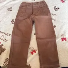 キッズ ロングパンツ ピンクブラウン 110cm