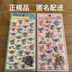 【正規品】ボンボンドロップシール　スティッチらくがき　スティッチ&エンジェル
