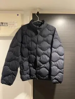 UNIQLO ウルトラライトダウンウェーブキルトジャケット ブラック　　M