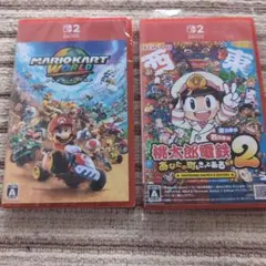Switch2 ソフト2本まとめ売り 大人気桃鉄2＆マリオカートセット