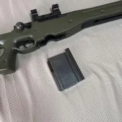 タナカワークス　L96ガスライフル。スコープリング付き。のサムネイル