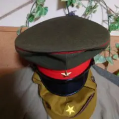 の*り様 日本陸軍　野狸製　将校准士官軍帽　精巧複製　クラッシュ型 の*り様 日本陸軍 野狸製 将校准士官軍帽 精巧複製 クラッシュ型