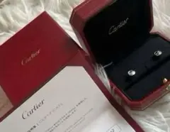 Cartier LOVE ピアス　ホワイトゴールド　保証書付き　洗浄済みのサムネイル