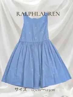RALPH LAUREN ノースリーブワンピース 117cm〜123cm
