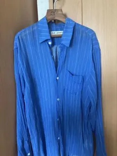 OUR LEGACY INITIAL SHIRT ブルー ストライプのサムネイル