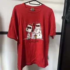 スヌーピー CHILLIN Tシャツ L