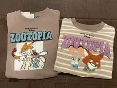 ズートピア サガラ刺繍 Tシャツ 110cm 130cm リンクコーデ お揃いのサムネイル