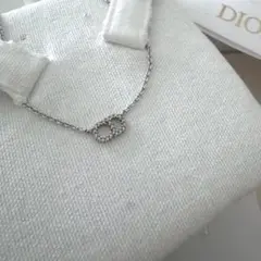 ディオール　シルバー　ネックレス　DIOR Clair D Lune